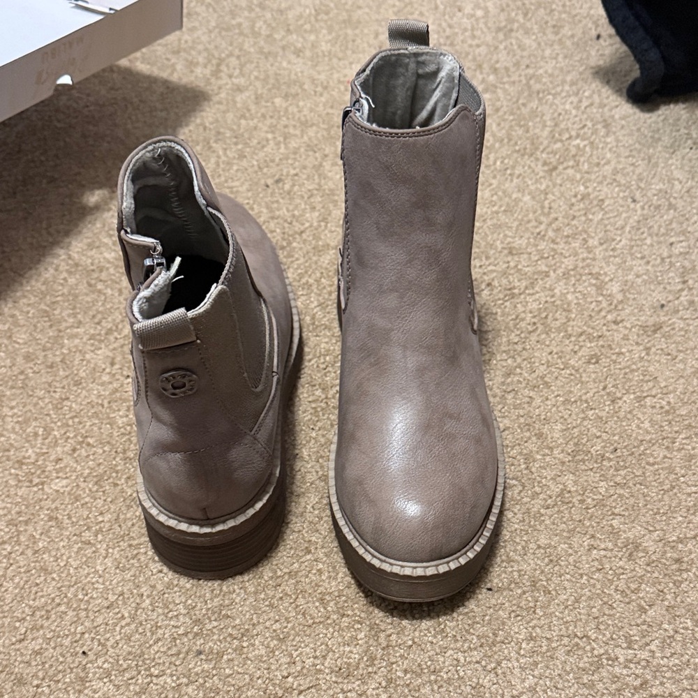 Gray Ankle Boots